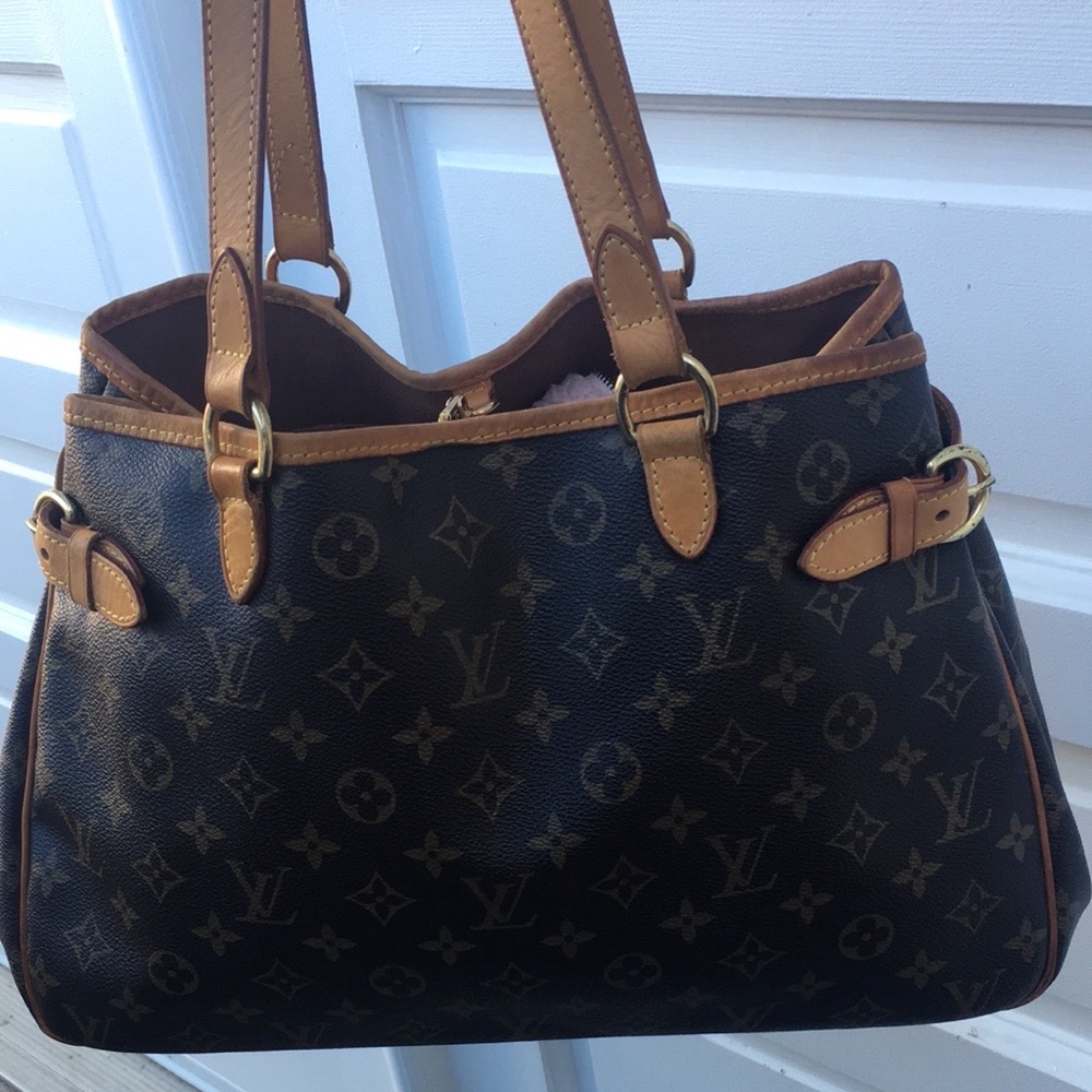 Louis Vuitton Black and Brown Monogram Shoulder Bag